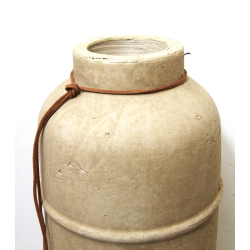 Wazon betonowy / gliniany Dzban rustykalny Beżowy 41cm